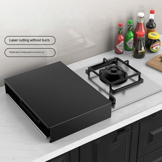 Stainless Steel Kitchen Stove Top Cover Gas Stove Protective Cover Bracket For Rice Cooker