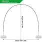 Balloon Arch Kit, Adjustable Balloon Stand Set with Water Fillable Base