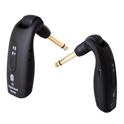 A8 UHF Wireless Guitar Transmitter Receiver Set 20HZ-20KHZ 30M Range for Electric Guitars Bass Violin