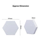 LED Hexagonal Desk Light Honeycomb Module LED Night Light Creative RGB Home Decor Quantum Wall Lamp