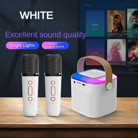 Mini Portable microphone audio integrated microphone home karaoke home wireless Bluetooth KTV mini set
