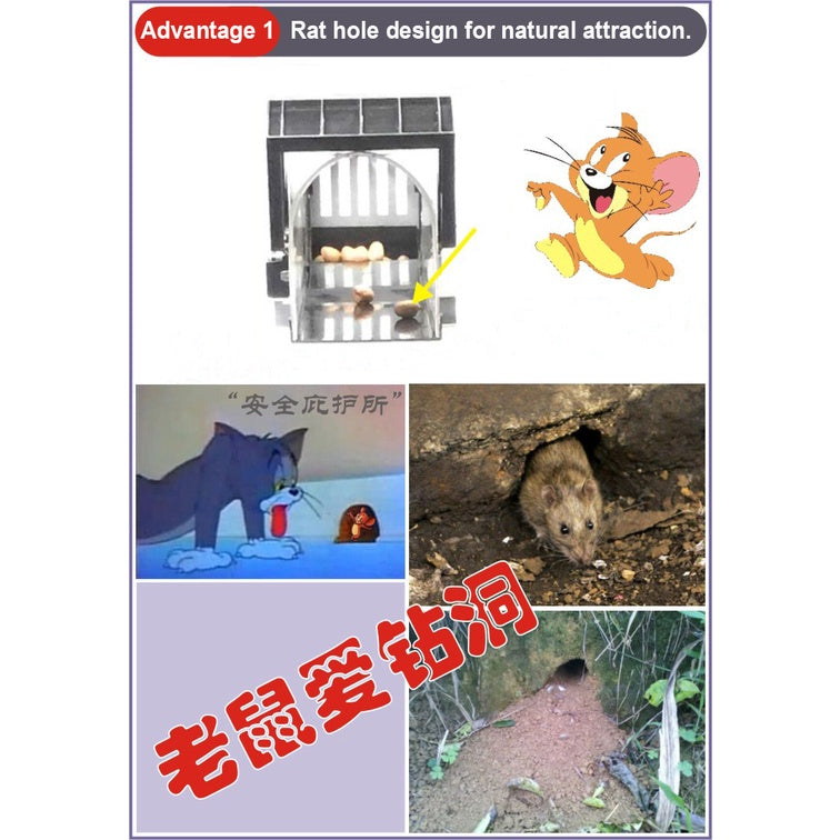 Rat Cage Mice Rodent Control Catch Bait Hamster Mouse Trap Humane Live Mousetrap whywellsell