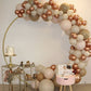 1M/1.5M/2M Golden Metal Round Balloon Stand Circle Arch Kit Birthday Wedding Party Backdrop Decoration Party Supplies