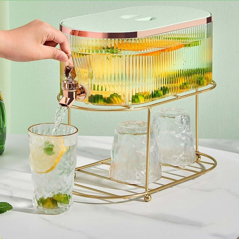 Drink Dispenser Stand Basket Dispenser Stand for Drink Celebration Beverage