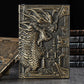 retro notebook a5 notebook diary Retro Embossed Diary Gargoyles Notebook Dinosaur European Notepad Metal Stereo Notebook