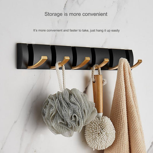 Bathroom Wall Storage Hook Folding Hidden Hook Free Drilling Door Rear Bathroom Hanger Living Room Hook