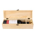 Single Bottle Wood Wine Box Carrier Crate Case Best Gift Decor