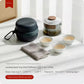 Portable Palace Style Chinese Tea Set Teapot One Pot Three Cups Travel Tea Set Quick Cup Corporate Annual Meeting Busine