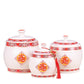 ceramic rice jar household kitchen with lid rice bucket sealed jar storage jar moisture-proof and insect-proof rice jar