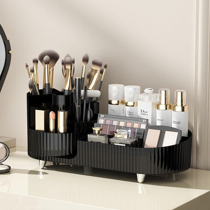 Desktop Rotation Combination Makeup Brush Storage Box Makeup Organizer Table Top Dressing Table Lipstick Eye Shadow