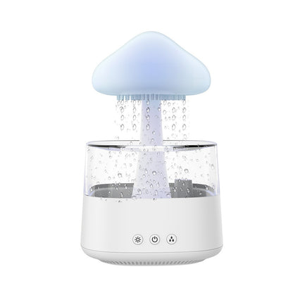 Raindrop Humidifier Essential Oil Night Light Humidifier Rain Humidifier Fog Generator for Bedroom Bedside