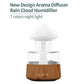 Raindrop Humidifier Essential Oil Night Light Humidifier Rain Humidifier Fog Generator for Bedroom Bedside