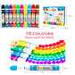 Watercolor Pen Art Dot Brush Set Kindergarten 10 Colors Superdot Dot Markers