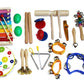 19 Pcs Kids Percussion Instrument Set Early Education Wooden Musical Teaching Suit