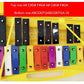 25 Notes Xylophone Hand Knock Xylophone Percussion Rhythm Musical Educational Teaching Instrument Toy