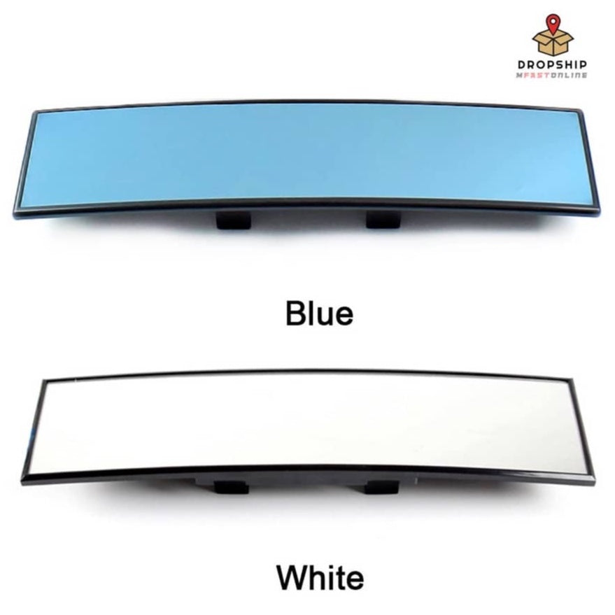 Wide-angle Curved Car Rear View Mirror Blind Sport Detection Car Interior Reflective Rearview Mirror Anti-glare