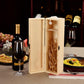 Single Bottle Wood Wine Box Carrier Crate Case Best Gift Decor