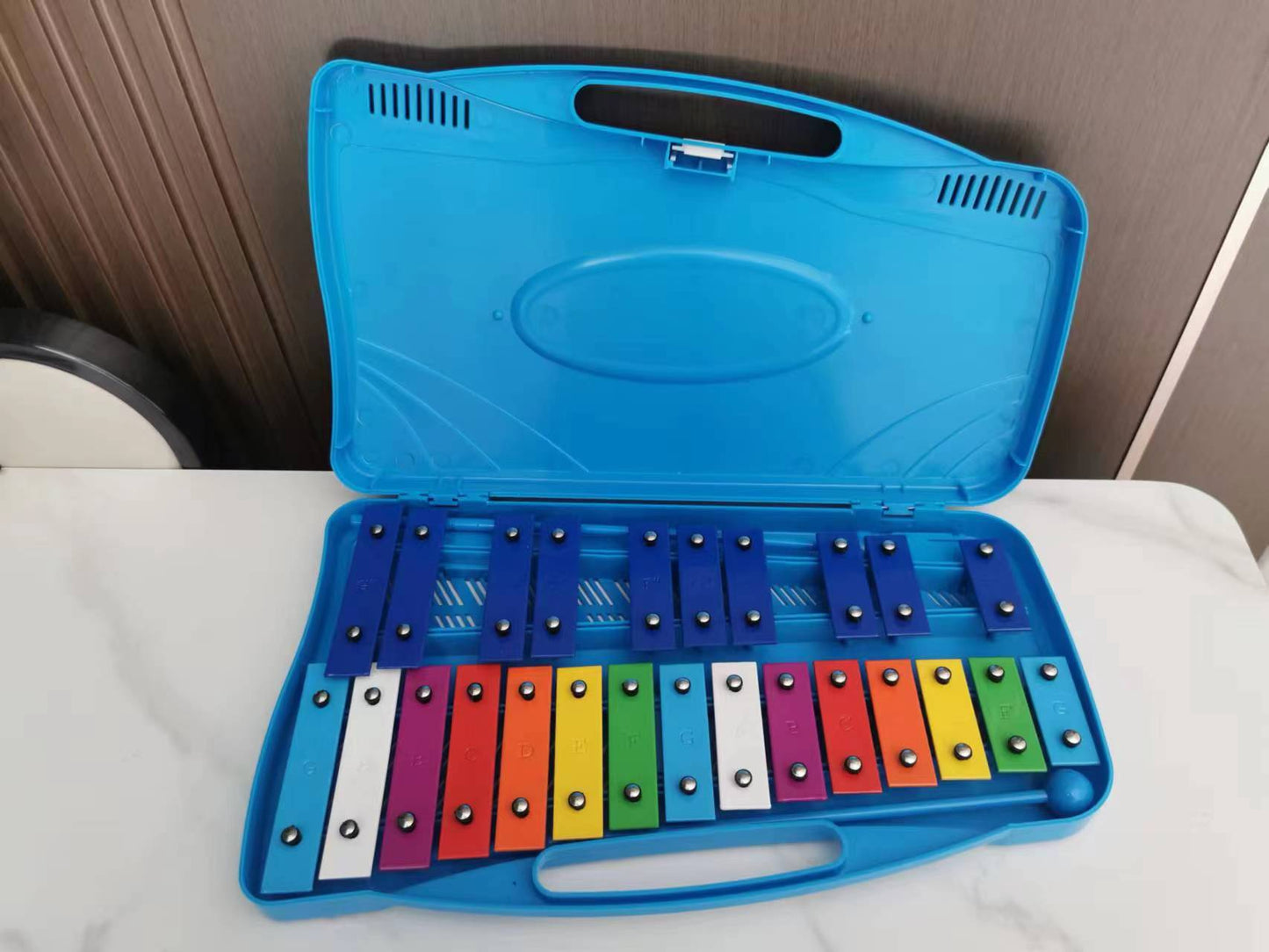 25 Notes Xylophone Hand Knock Xylophone Percussion Rhythm Musical Educational Teaching Instrument Toy