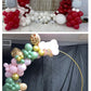 1M/1.5M/2M Golden Metal Round Balloon Stand Circle Arch Kit Birthday Wedding Party Backdrop Decoration Party Supplies