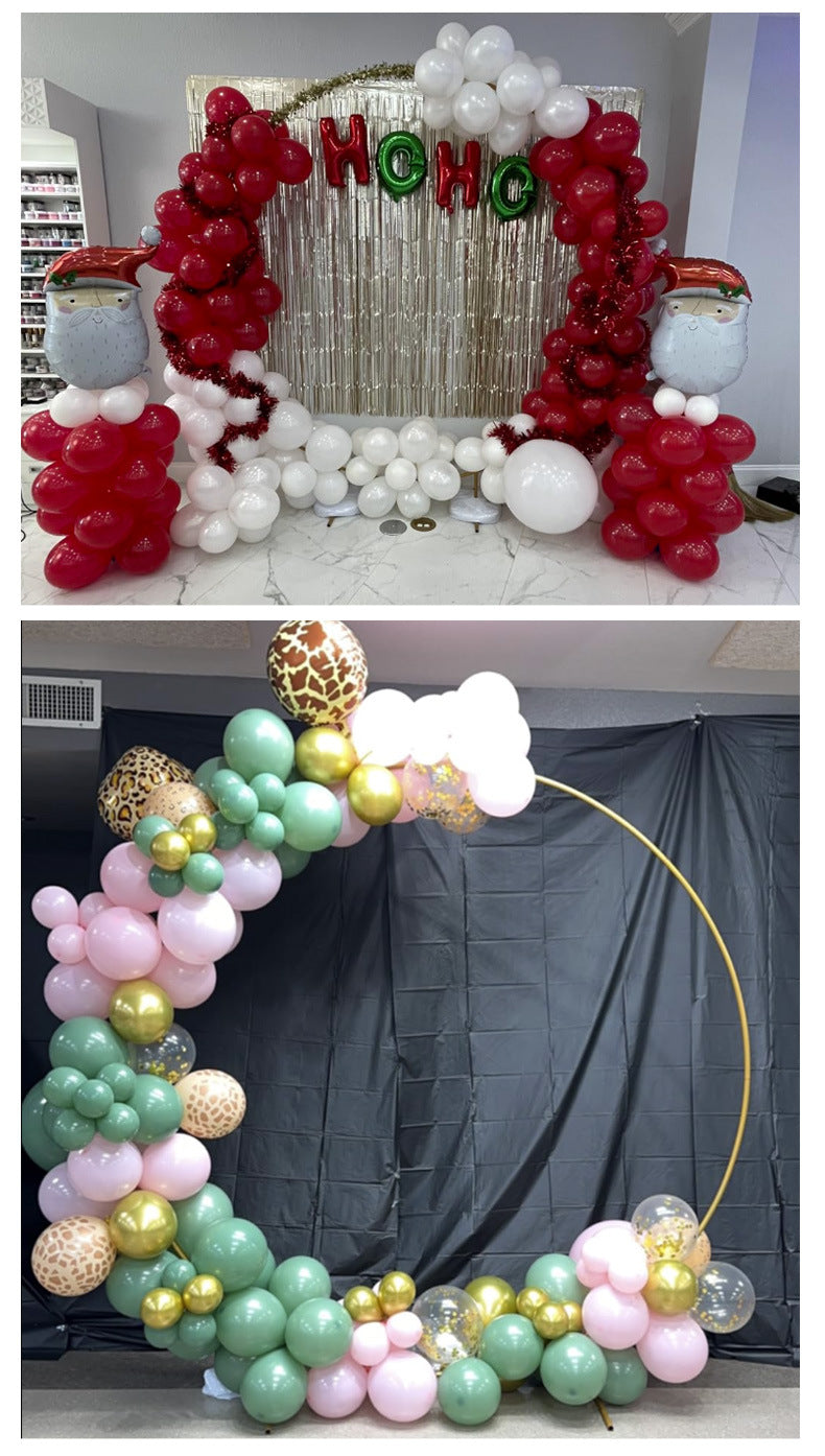 1M/1.5M/2M Golden Metal Round Balloon Stand Circle Arch Kit Birthday Wedding Party Backdrop Decoration Party Supplies