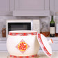 ceramic rice jar household kitchen with lid rice bucket sealed jar storage jar moisture-proof and insect-proof rice jar