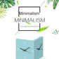 Ins Wind Corner Clock Double-Sided Wall Clock Living Room Creative Simple Modern Two-Sided Wall Clock Free Hole Fashion