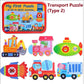 6-in-1 Jigsaw Cartoon Puzzle Games for Baby Toddler Early Education Tin Box Gift Educational Toy Cognitive Learning Anim