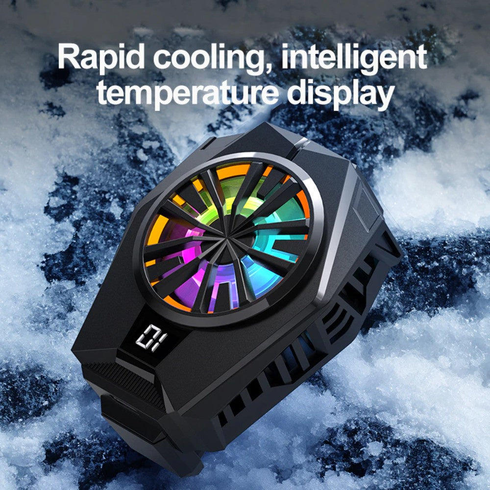 Universal Mini Mobile Phone Cooling Fan Radiator Turbo Hurricane Game Cooler Cellphone Cool Heat Sink For iPhone/Samsung