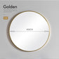 Copy of Wall Hanging Round Mirror Bathroom Toilet Living Room Corridor Bedroom Wall Mounted Black Mirror 40/50/60/70cm