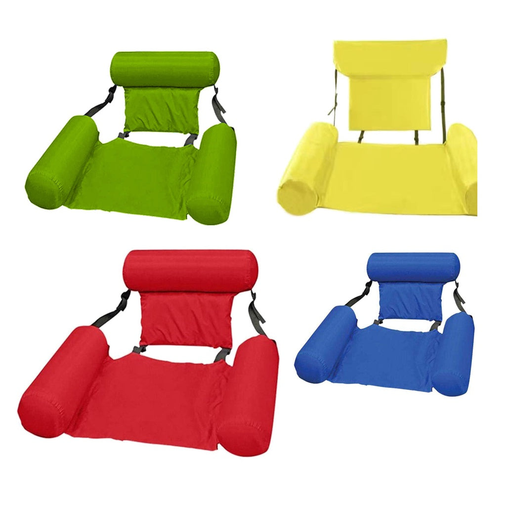 PVC Summer Inflatable Foldable Float Row Swimming Pool Water Hammock Air Mattresses Bed Beach Water Sports Lounge Chair