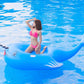 Whale Narwhal Floatie Floating Inflatable Pool Float For Kids Adult Float Raft Water Floating Boat Ride-On Swimming