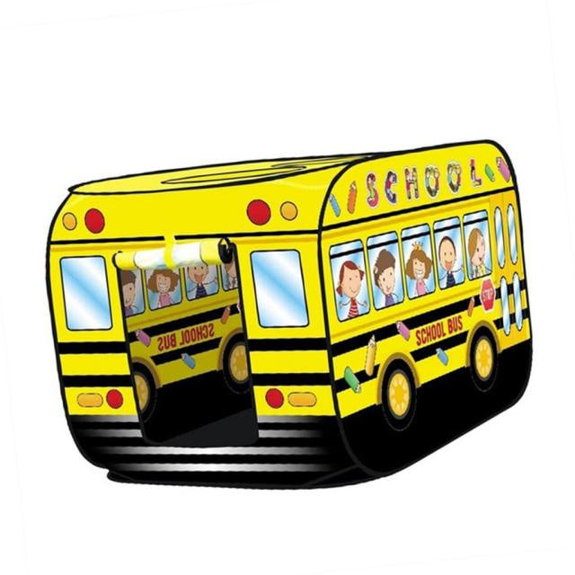 Children Play Tent Kids Bus Folding Ice-Cream School Bus Tent All Time Favorite