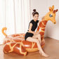 Giraffe Floating Inflatable Giraffe Pool Float For Kids Adult Float Raft Water Floating Boat Ride-On Swimming Ring Toys