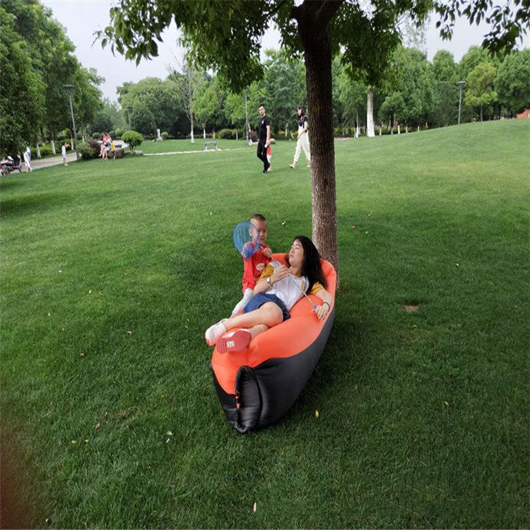 Inflatable sofa bed outdoor travel camping garden rest comfortable sofa stool nap rest creative portable Square Bean