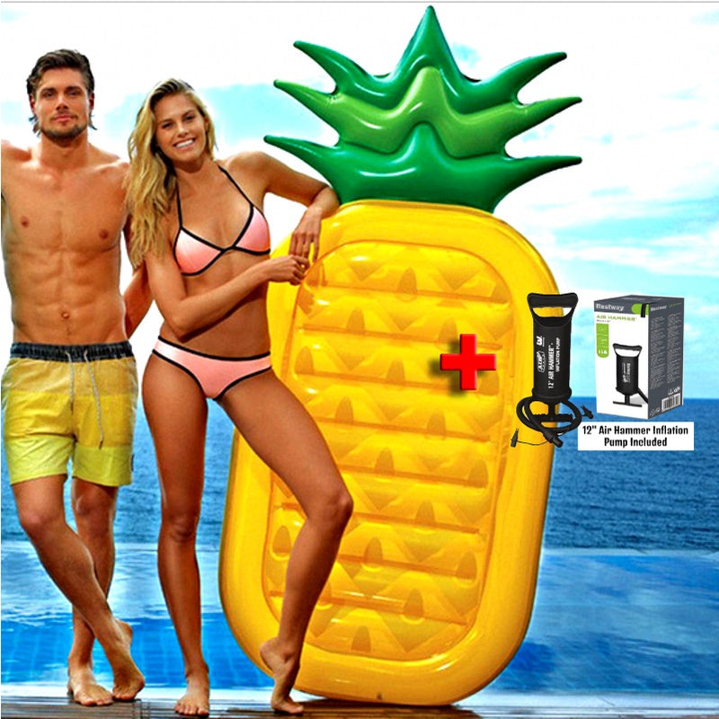 Copy of Giant floatie beach pineapple inflatable float swimming pool party floats