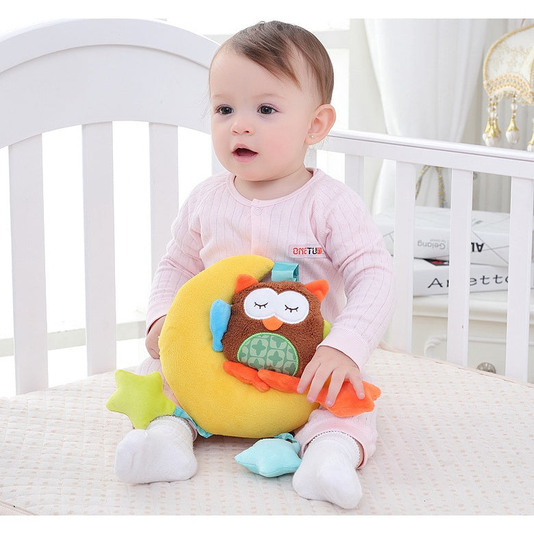 Baby Soft Toy Cot Bed Car Stroller Music Sound Squeeze Hand Infant Star Hanging Toy For Crib And Baby Stroller Unisex