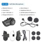 1Pcs Motorcycle FM Radio Helmet Intercom Headset 800M HY-1001 Talking Bluetooth 5.0 Headset with Microphone Waterproof