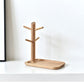 Hanging Key Cup Holder Jewelry Earring Ring Display Desktop Rack Commercial Wood Storage All-Purpose Space Saving Tray