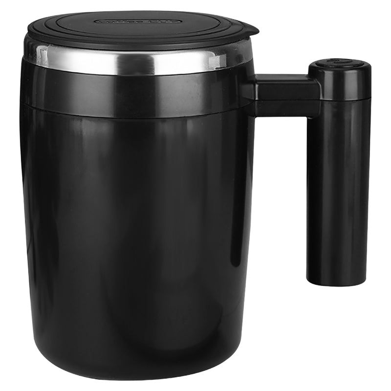 380ml Self Stirring Mug Rechargeable Auto Magnetic Coffee Mug with Stir Bar Stainless Steel Reliable Mixing Office Cup