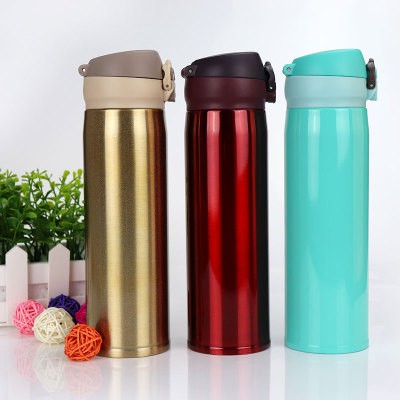 Vacuum Thermal Flask Water Bottle Thermos Tumbler Cup High Class Stainless Steel 400ml Leakproof And Durable Food Grade