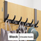 Copy of Black/White 6 Door Hooks Hole-free Practical Hat Clothes Wall Hook Coat Towel Hanger Rack for Door Back Kitchen Bathroom
