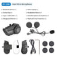 1Pcs Motorcycle FM Radio Helmet Intercom Headset 800M HY-1001 Talking Bluetooth 5.0 Headset with Microphone Waterproof