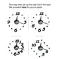 DIY Wall Clock home office decor number analogue creative