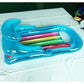 Inflatable Water Floating Row With Armrest Backrest Beach Summer Swimming Pool Floating Bed Lounge Chairs Water Sports