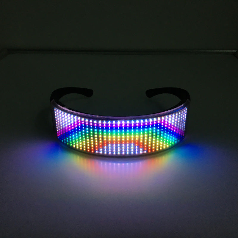 Concert Sunglasses DIY LED Bluetooth Glasses App Control Luminous  Flashing