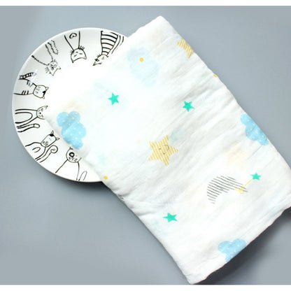 Premium Baby Swaddle Bamboo Cotton Muslin Cloth Towel Blanket Soft Breathable