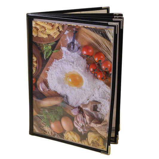 Transparent Restaurant Menu Covers for A4 Size Book Style Cafes Bar 10 Pages 20 View Restaurants, Hotels, Bars, and Pubs