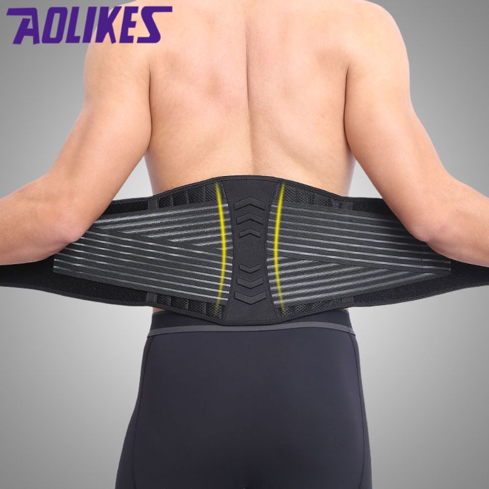 Fitness Spring Belt Lumbar Support Waist Back Strap Compression Springs Supporting Work Waist Support Lifting Heavy