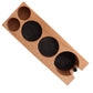 Wooden Coffee Tamper Holder Support Base Espresso Tamper Stand Wood And Natural Material Beautiful Multi Functional Slot