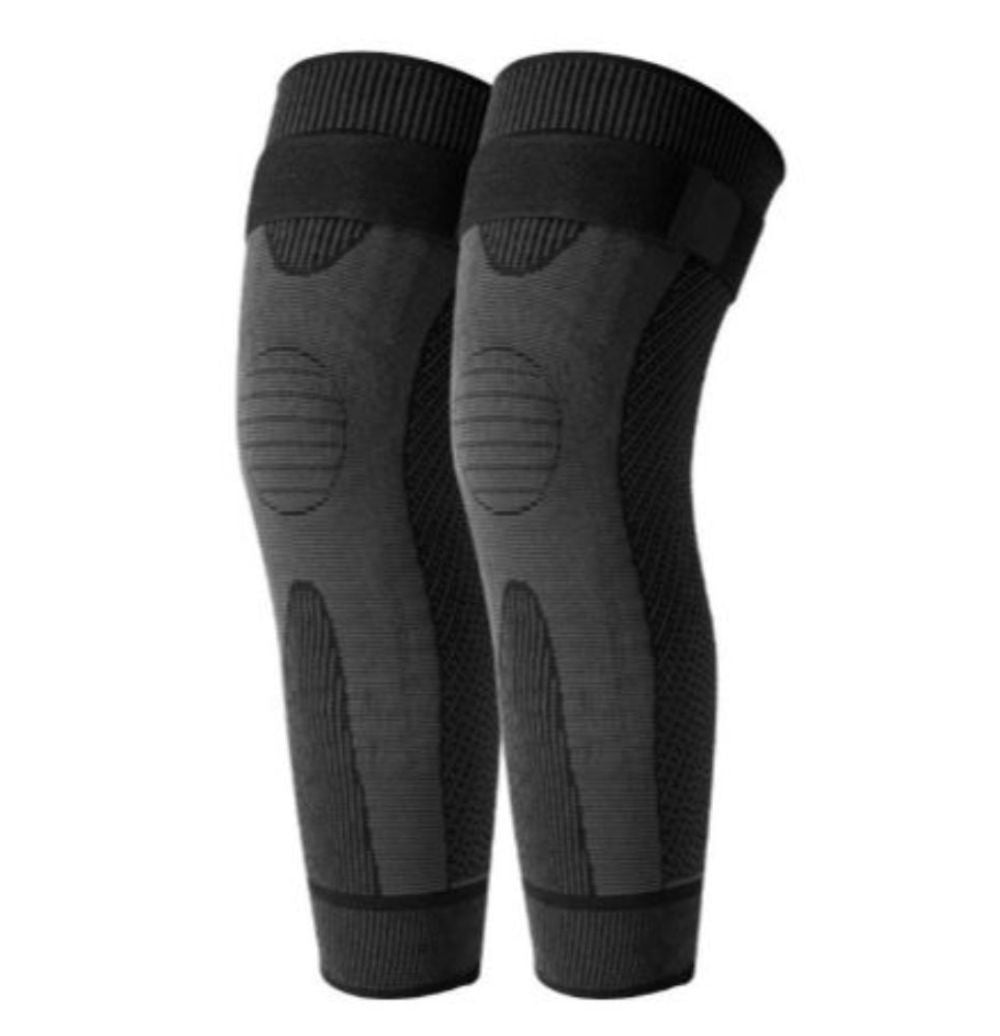 Wormwood strap non-slip warm Knitted knee brace Long sports knee pads for outdoor recreation equipment protective gears